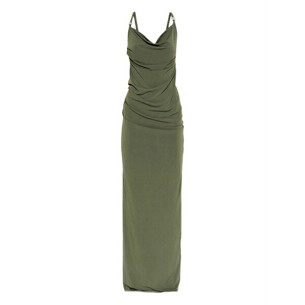 コペルニ レディース 衣装 トップス Ring-strap maxi dress Green