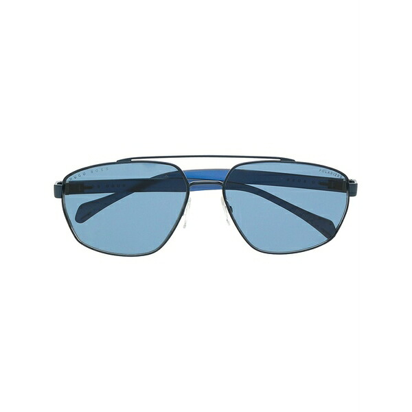 主任者 メンズ サングラス・アイウェア 付属物 Pilot-frame sunglasses Blue