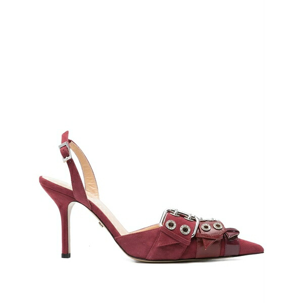 マッハ アンド マッハ レディース パンプス シューズ 100粍 buckle-detail eyelet pumps Red