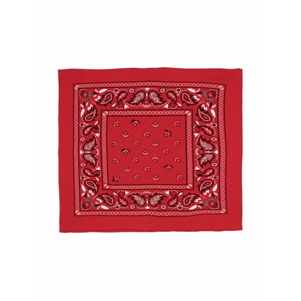 バリー メンズ えり巻き・袈裟・えり巻き 付属物 Bandana-print scarf Red