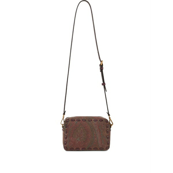 エトロ レディース ショルダーバッグ 御徒面子 Arnica paisley-patterned crossbody bag Brown