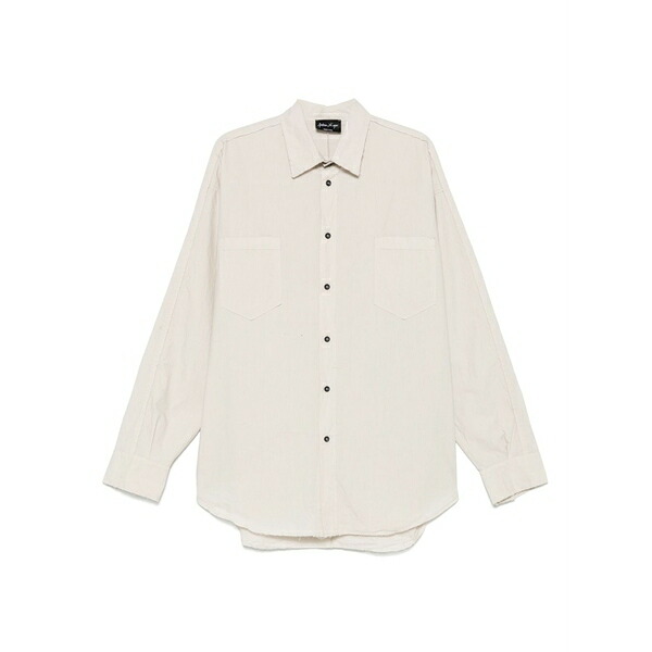 アンドレア ヤコブ メンズ ティーシャツ トップス Cotton shirt  Neutrals
