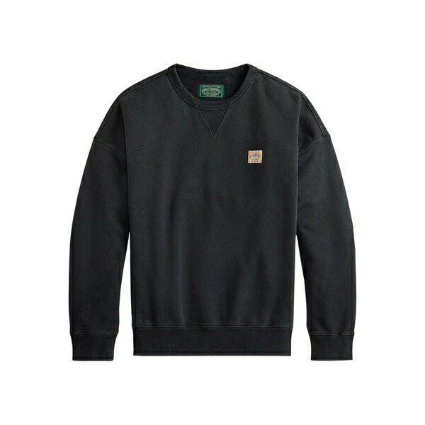 ラルフローレン メンズ パーカー・スウェットシャツ アウター Crew-neck long-sleeve sweatshirt Black