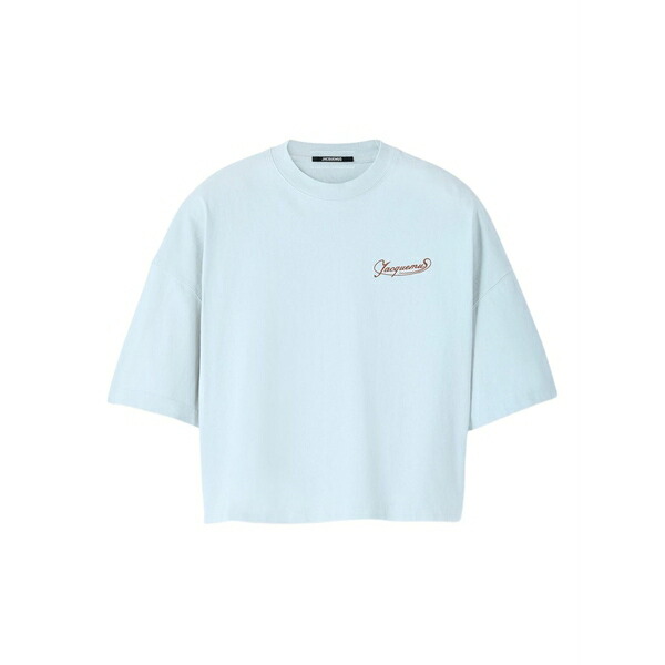 ジャクエムス レディース ティーシャツ トップス Cropped t-shirt Blue