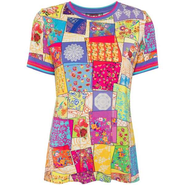 ジョニーワズ レディース プルオーバー トップス The janie t-shirt Blue