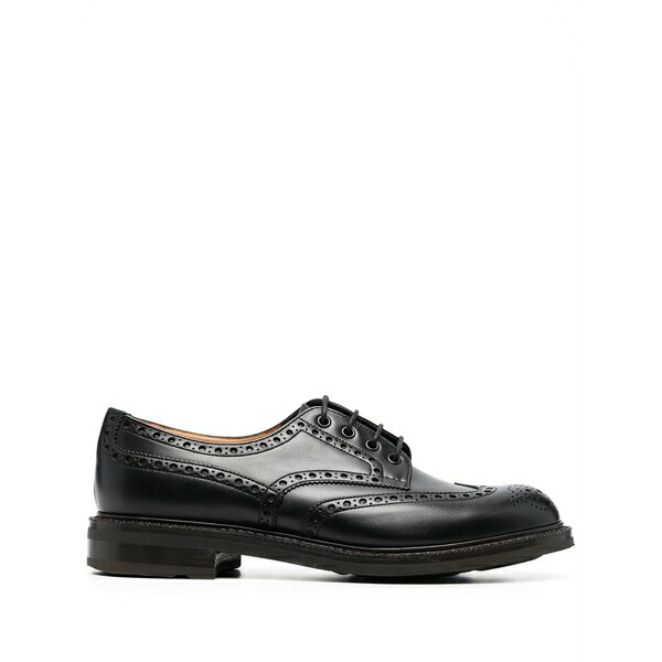教会堂 メンズ 御召しものシューズ シューズ  leather derby shoes Black
