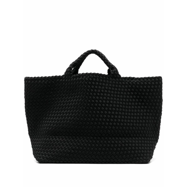 ナゲディ レディース トートバッグ 御徒面子 Large st. barths tote bag Black