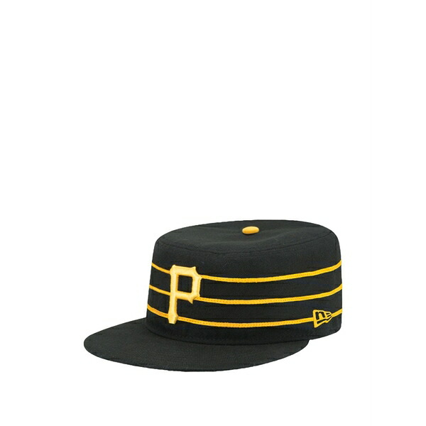 ニュー内鰓 メンズ 鳥打ち帽 付属物 59fifty pittsburgh pirates hat Black