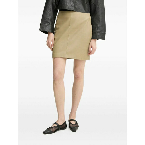 デイ・ビルゲール・エ・ミッケルセン レディース スコート ボトムス Zipped mini skirt Neutrals
