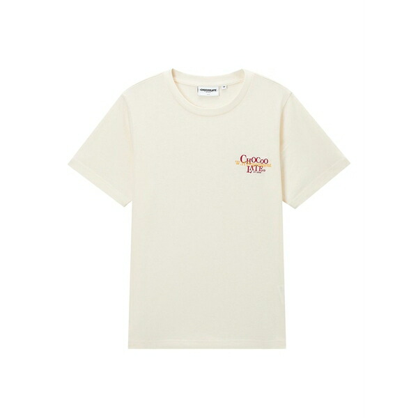 黒茶 レディース ティーシャツ トップス Logo t-shirt  White