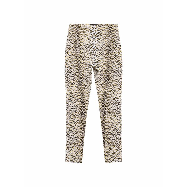 ロベルトカヴァリ レディース 心地よいズボン下 ボトムス Animal-print leggings Yellow