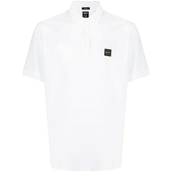 主任者 メンズ スポーツシャツ トップス Logo-print polo shirt White