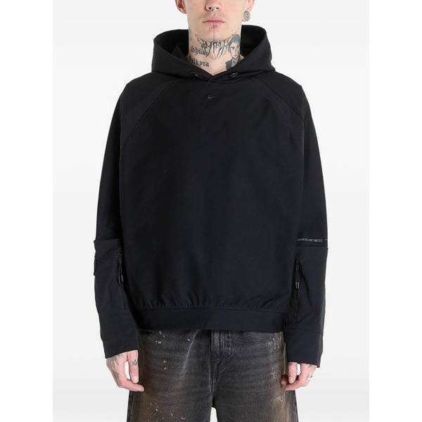 ナイキ メンズ パーカー・スウェットシャツ アウター Dri-fit shori knit utility hoodie Black