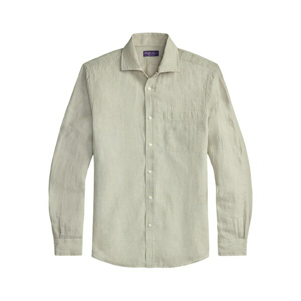 ラルフ・ローレン パープルレーベル メンズ プルオーバー トップス Long-sleeve pocket shirt Grey