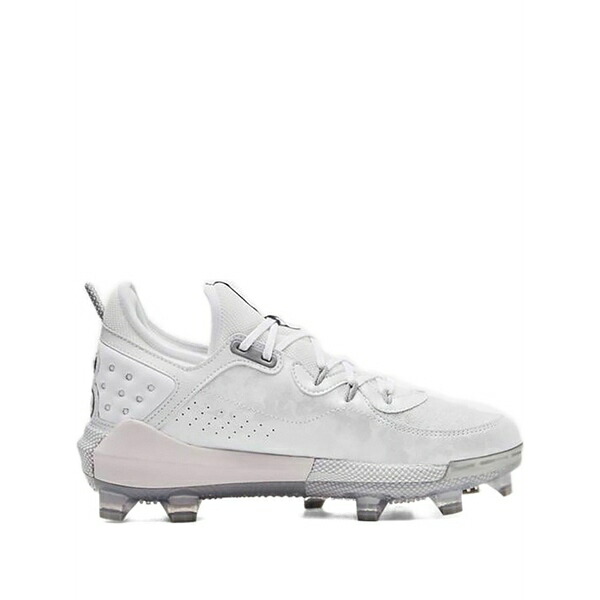 アンダーアーマー メンズ スニーカー シューズ Harper 8 elite tpu \"white baseball/grey\"" cleats White"