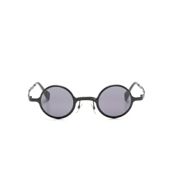 クボラウム メンズ サングラス・アイウェア 付属物 Z17 round-frame sunglasses Black