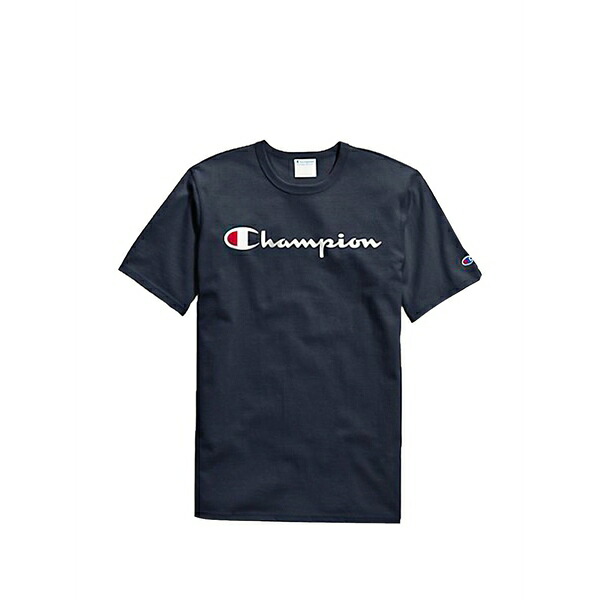 はやりっ子 メンズ ティーシャツ トップス Logo-lettering t-shirt Blue