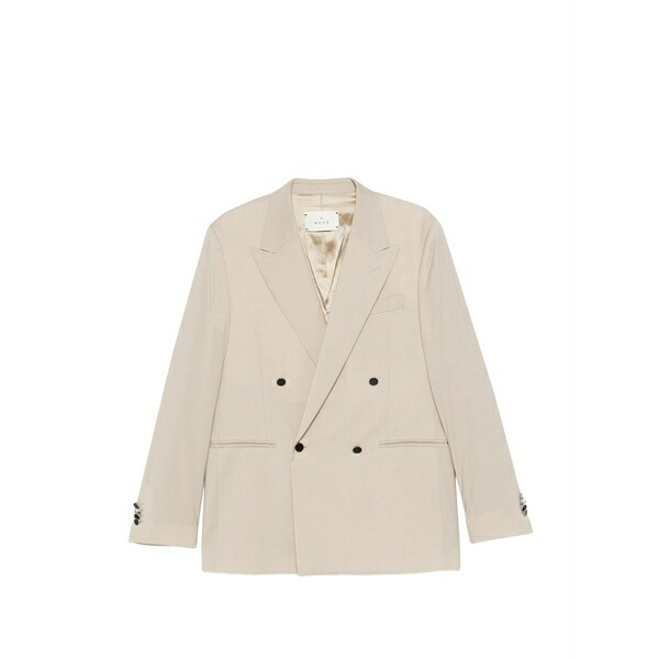 マニュエル リッツ メンズ 上衣＆上衣 アウター Double-breasted blazer Neutrals