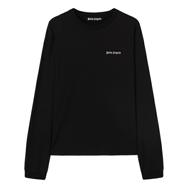 パーム・エンジェルス メンズ パーカー・スウェットシャツ アウター Logo-print sweatshirt Black