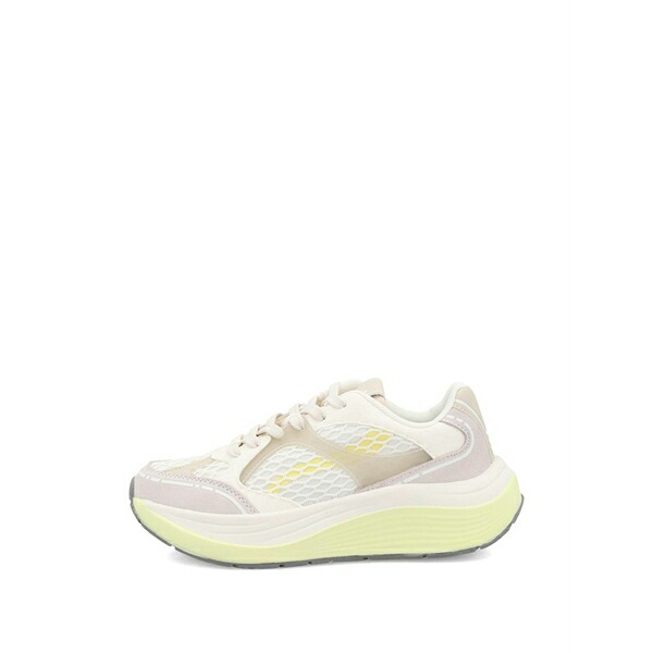 亭主もち レディース スニーカー シューズ Crosshybrid net sneakers White
