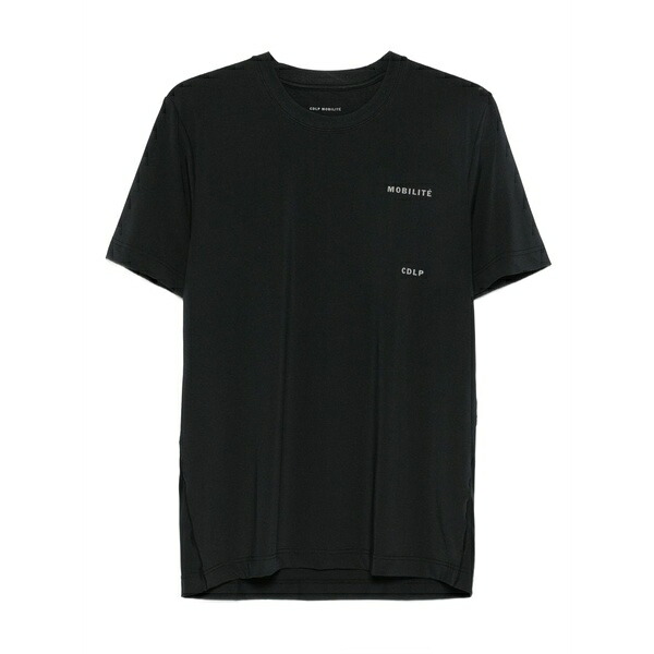 シーディーエルピー メンズ プルオーバー トップス Logo-print t-shirt Black