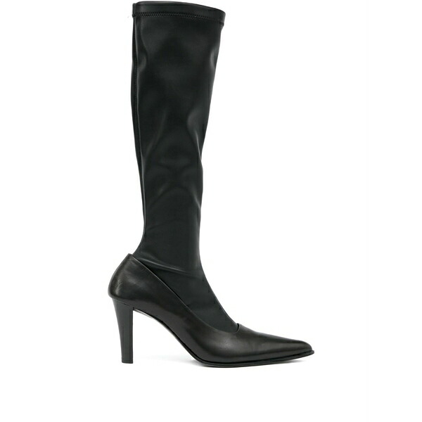 マルタンマルジェラ レディース ブーツ シューズ High-heeled leather boots Black