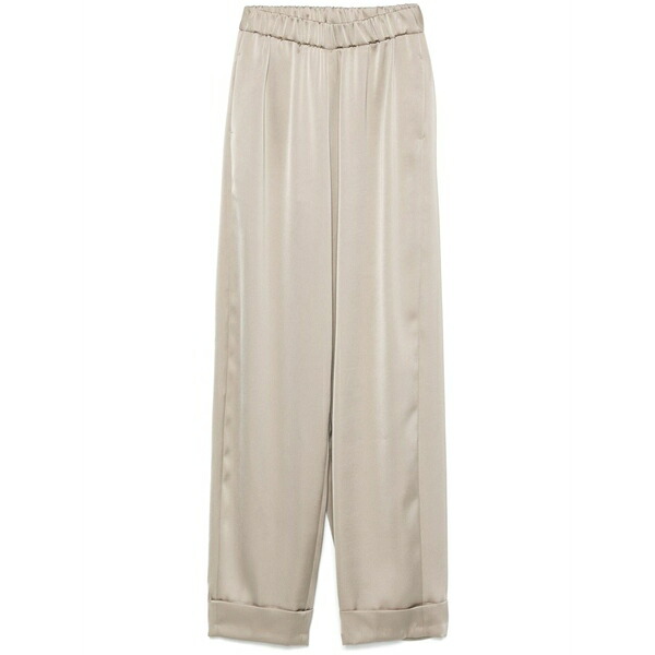 ブランカ ヴィータ レディース 心地好いズボン下 ボトムス Satin trousers Neutrals