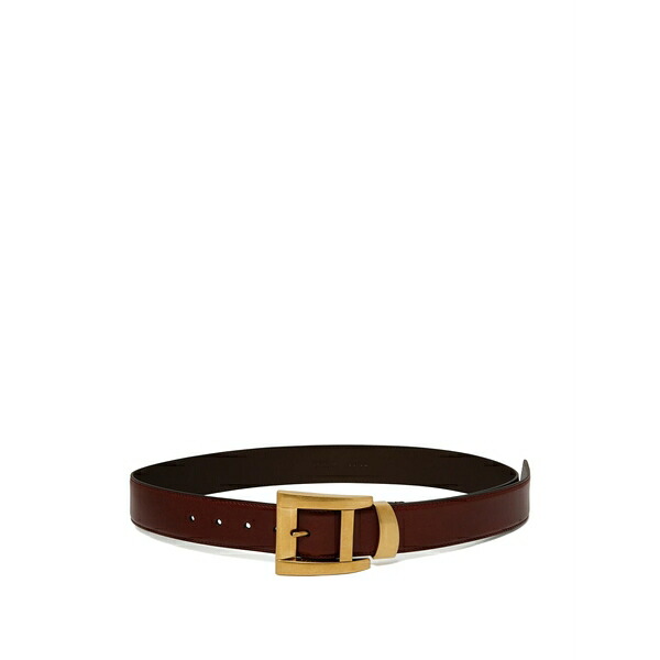 ヴェルサーチ メンズ 三尺帯 添え物 Logo-print buckle belt Red