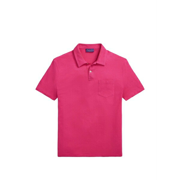 ラルフローレン メンズ スポーツシャツ トップス Chest-pocket polo shirt Pink