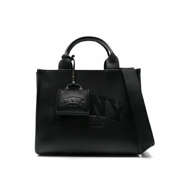 ダナ キャラン ニューヨーク州 レディース トートバッグ 御徒面子 Medium hadlee tote bag  Black