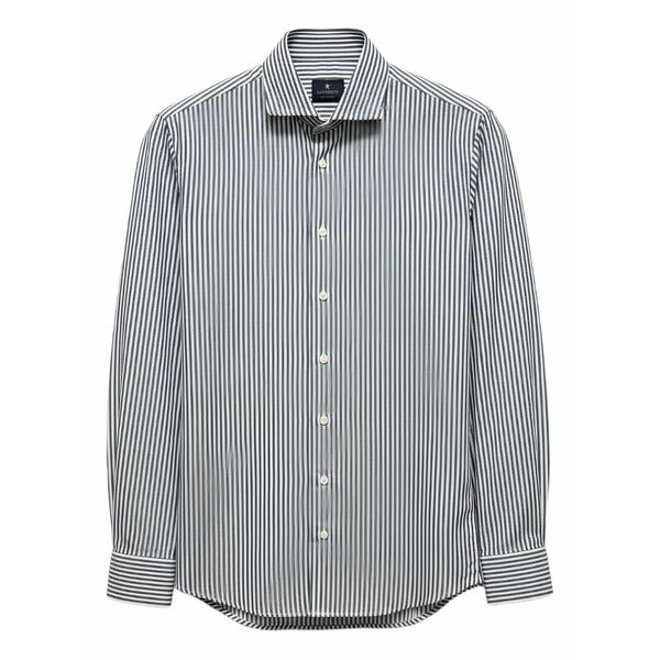 バストンチーノー メンズ プルオーバー トップス Striped shirt White
