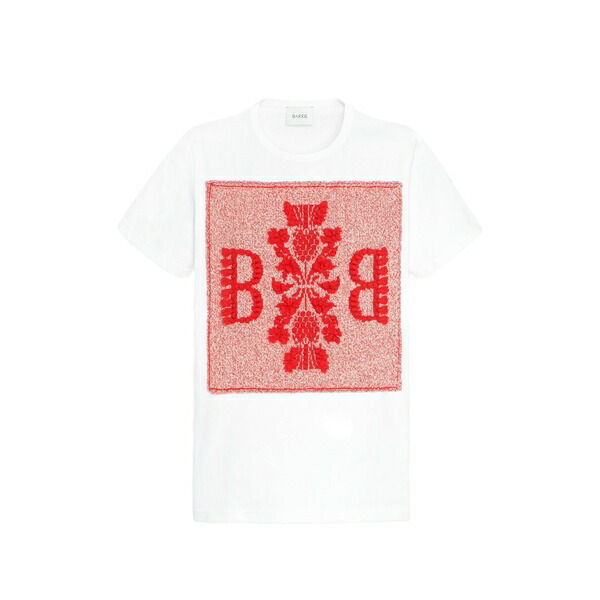 バリー レディース Tシャツ トップス Logo-patch t-shirt White|asty