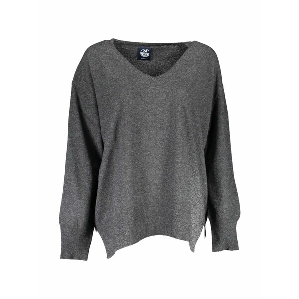 北の方大売り出し レディース 編み物\u0026プルオーバー アウター Merino wool v-neck sweater Black