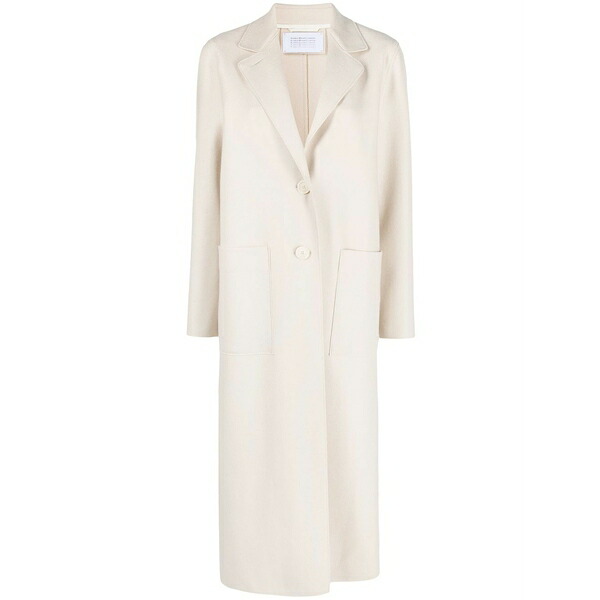 ハリスワーフロンドン レディース 厚地の外套 アウター Side slit trenchcoat Neutrals