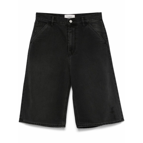 コペルニ レディース 心地よいズボン下 ボトムス Denim bermuda shorts Grey
