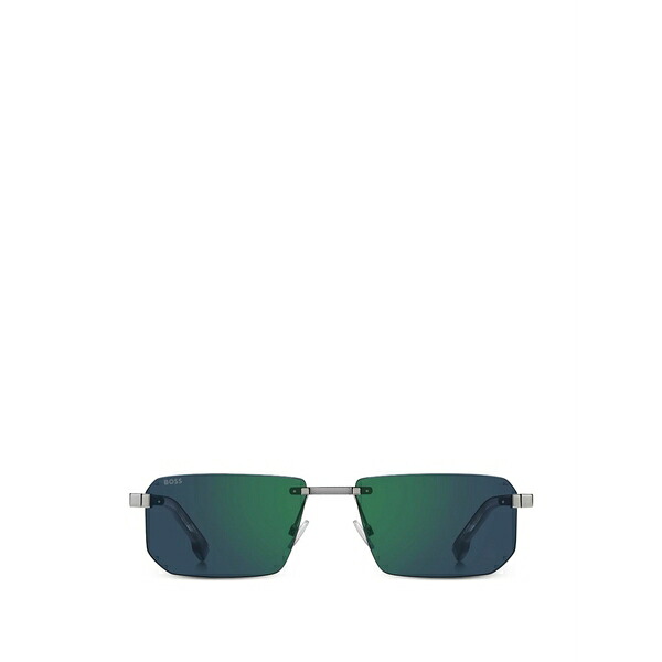 雇い主 メンズ サングラス・アイウェア 添え物 Rectangle-frame sunglasses Silver