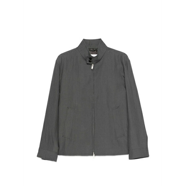 ラルディーニ メンズ 上衣＆上衣 アウター Zip collar jacket Grey