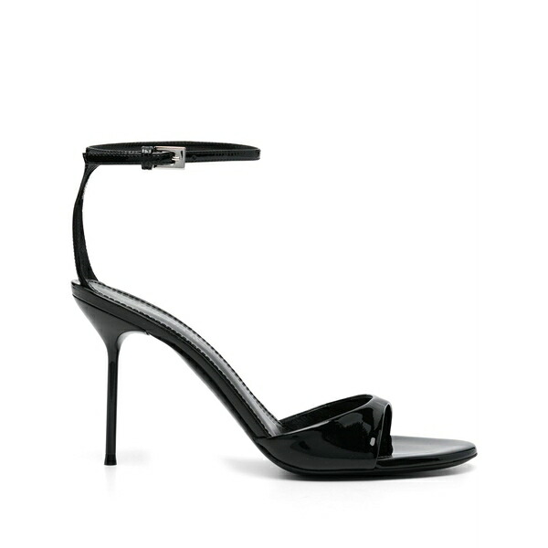 光の都市一つ星の州 レディース サンダル シューズ 95粍 leather sandals Black