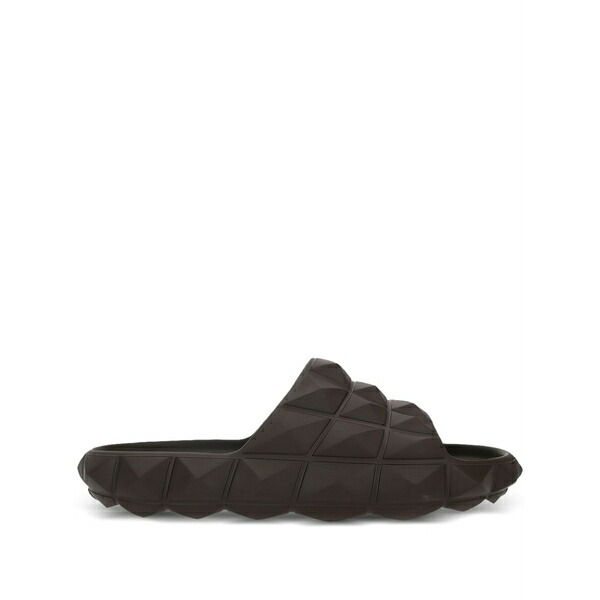 ヴァレンティノ ガラヴァーニ メンズ サンダル シューズ Roman stud flat slides Brown