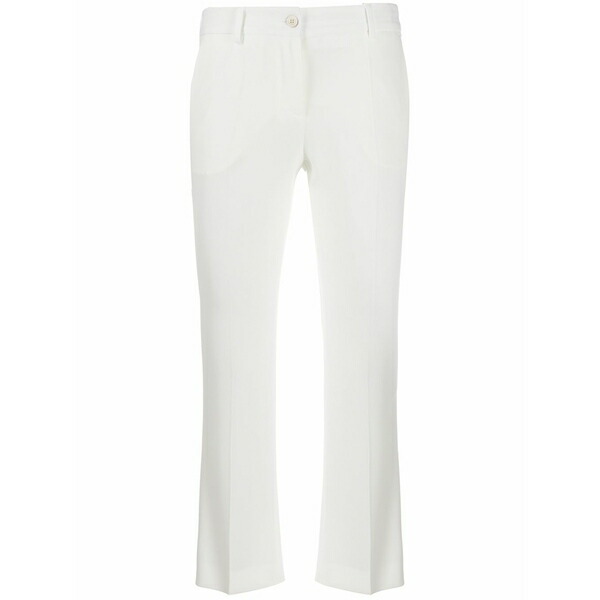 アルベルト ビアーニ レディース 心地好いズボン下 ボトムス Flared skinny trousers White