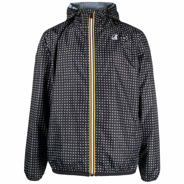 ケイ通い路 メンズ 上衣＆上衣 アウター X 10 corso como polka-print zipped jacket  Black