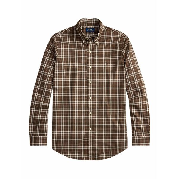 ラルフローレン メンズ プルオーバー トップス Plaid shirt Brown