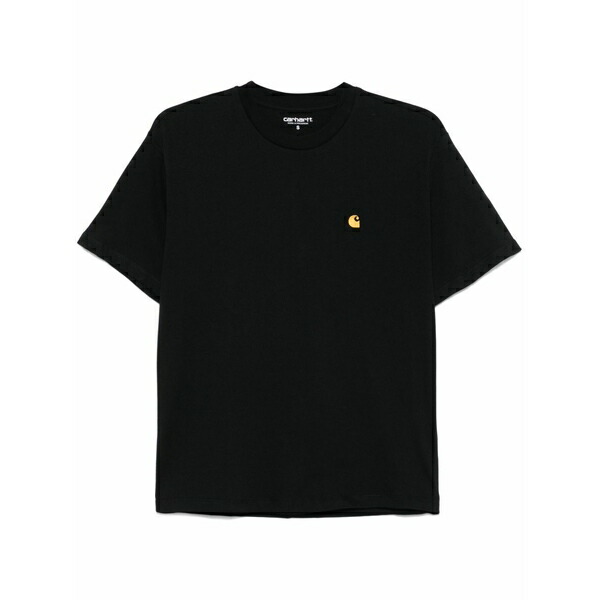 鉄道車両ハート型 レディース ティーシャツ トップス Chase t-shirt Black