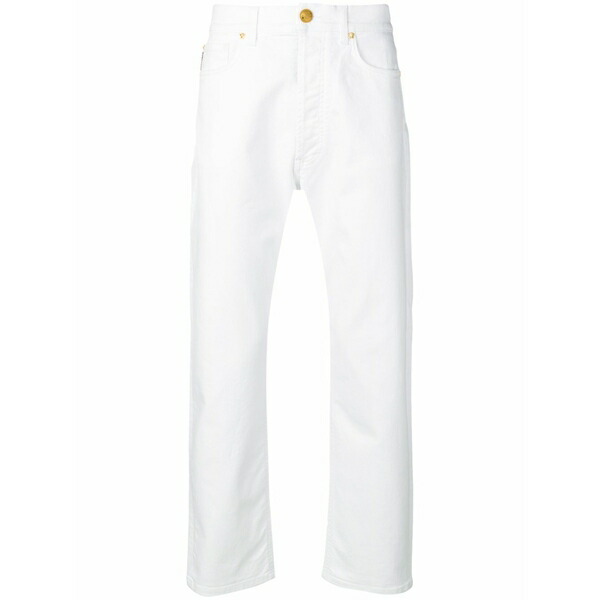ヴェルサーチ メンズ ジーンズズボン下 ボトムス Straight-leg jeans White