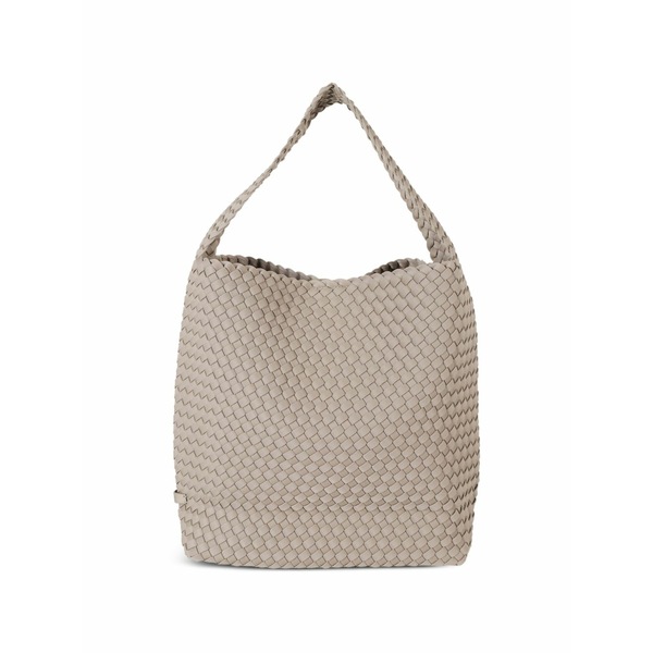 ナゲディ レディース トートバッグ 御徒面子 Medium nomad woven tote bag Neutrals