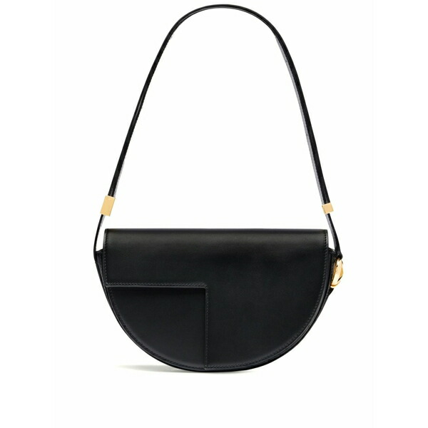 ジャンパトゥ レディース ショルダーバッグ 御徒面子 Le patou leather shoulder bag Black