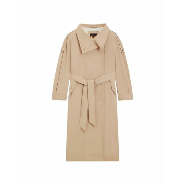 雇い主 レディース 厚地の外套 アウター Clarina belt coat Neutrals