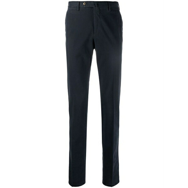 PTトリノ メンズ 心地好いズボン下 ボトムス Straight leg chino trousers Blue
