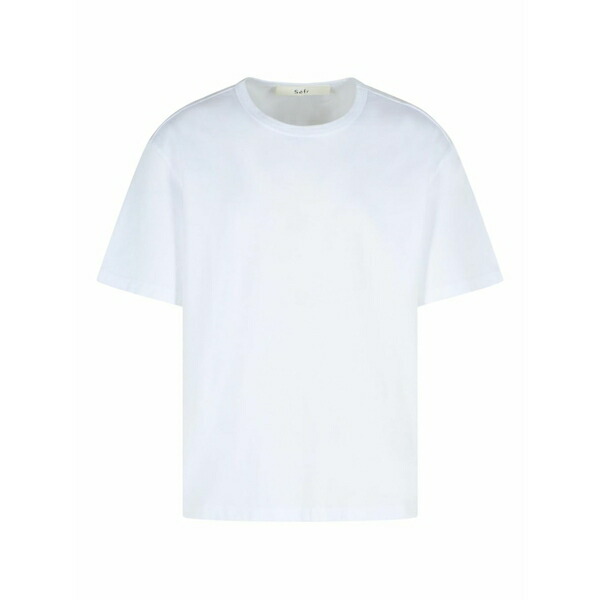 空想科学小説アール メンズ ティーシャツ トップス Mauro ribbed t-shirt White
