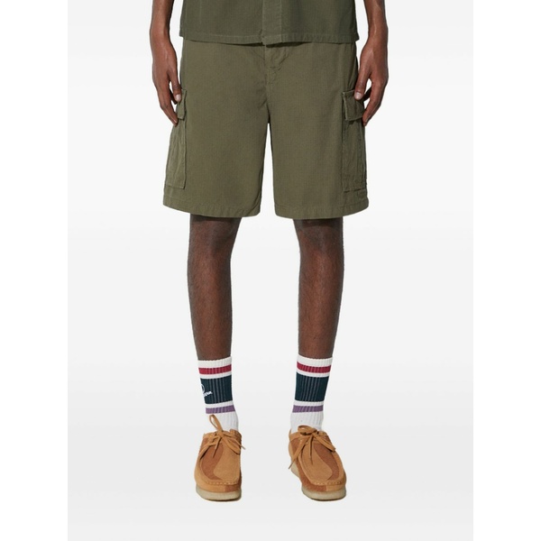 スタンレイ メンズ 心地よいズボン下 ボトムス Cotton cargo shorts Green